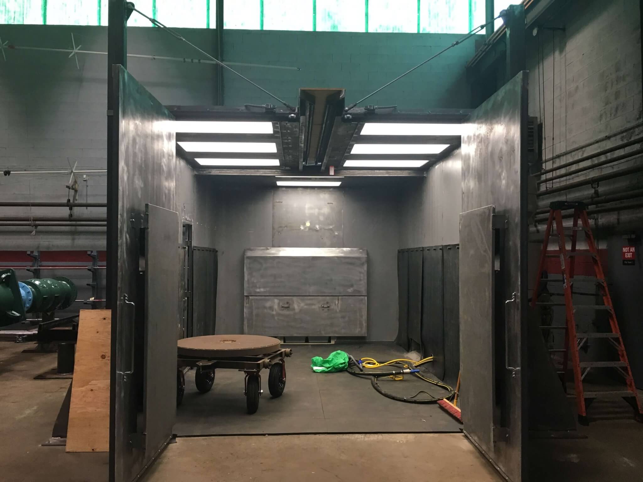 Pre-Engineered Abrasive Blast Booths (PEB) – Empire Abrasive Equipment